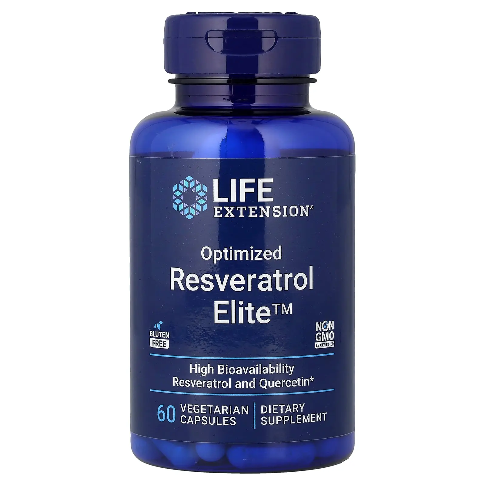 Life Extension Optimized Resveratrol Elite™, 60 Vegetarian Capsules