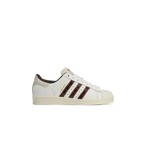 adidas Originals x Wales Bonner Superstar Sneaker in Wonder White, Fox Brown & Wonder White