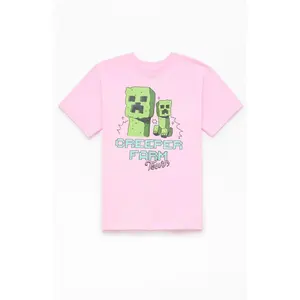PacSun Kids Minecraft Creeper Farm T-Shirt