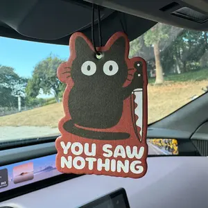 Long-Lasting Car Air Freshener, Scented Paper Pendant for Rearview Mirror & Ventilation Holes, Stress Relief Aromatherapy Accessory