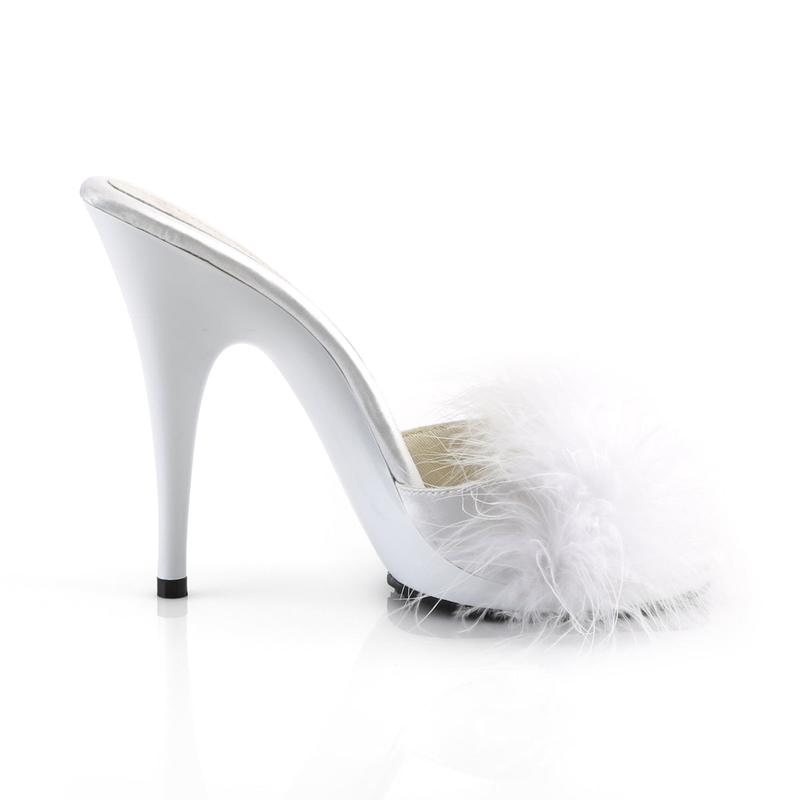 5 Inch Heel POISE-501F White Fur