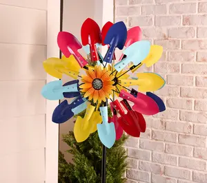 Girl Next Door 75" Tall Garden Trowel Wind Spinner
