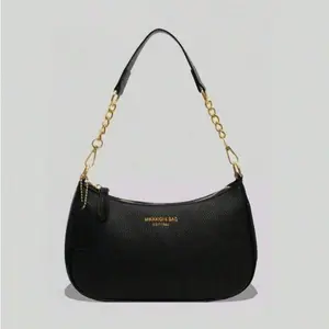 Solid Color PU Leather Shoulder Bag for Women, Versatile Crossbody Bag with Adjustable Shoulder Strap, Underarm Office Bag, Everyday Bag