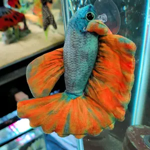 Opal Blue Orange Betta Plush