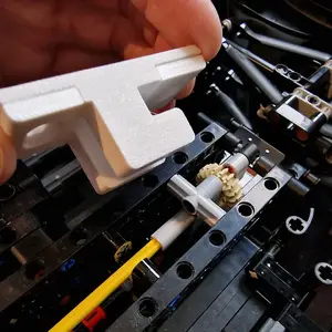 Wall-Mounted Display Stand, Display Rack, Display Shelf for Lego Technic F1 Race Car Model 42171, Home Decor Accessory, Ideal for Collectors & Enthusiasts