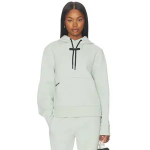 On Focus Tech Hoodie in Mineral