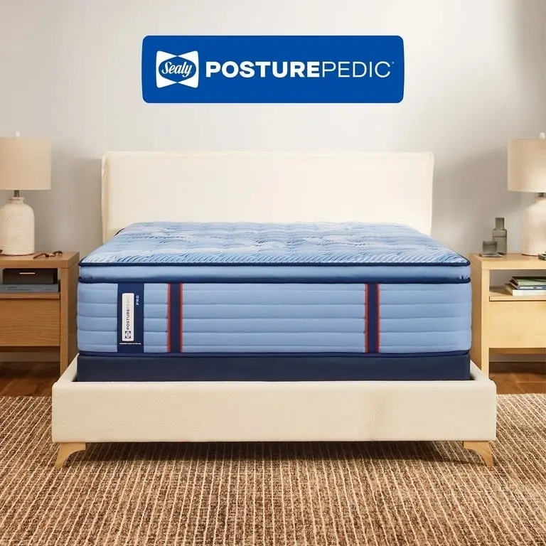 Sealy Posturepedic Mattress with SealyComfort Gel Memory Foam and Cool-to-the-Touch Cover for Enhanced Sleep Quality