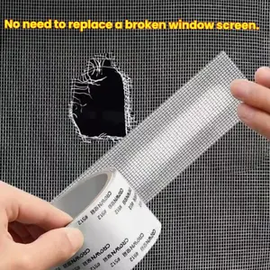 Window Screen Repair Kit, Door Curtain Fix, Mosquito Net Patch, Self-Adhesive Mesh Repair, Easy Installation, Durable Solution