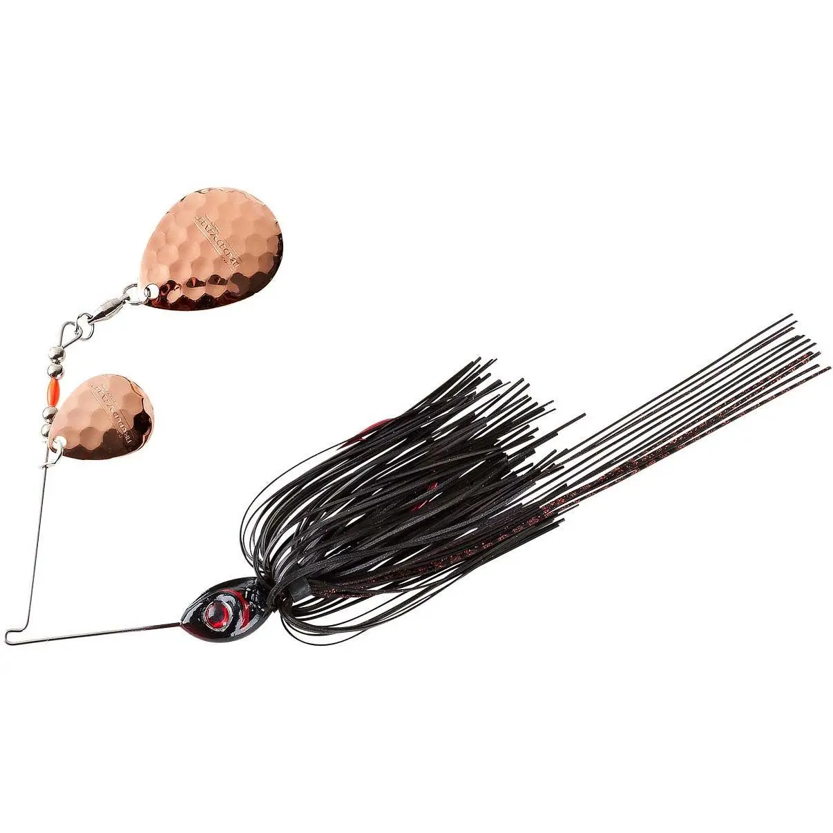 Double Leaf Spinnerbait Fishing Lures - Fishing Style Lures with #3/#5 Honeycomb Vibrating Blades, Silicone Skirt, Vibration Boost, Trailered High-Flash Tackle for Predator Fishing, #3/#5 Blades