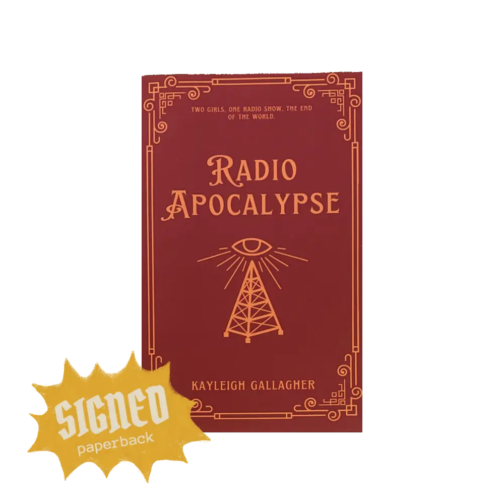 [SIGNED] RADIO APOCALYPSE paperback book (LGBTQ+ Science Fiction Novel)