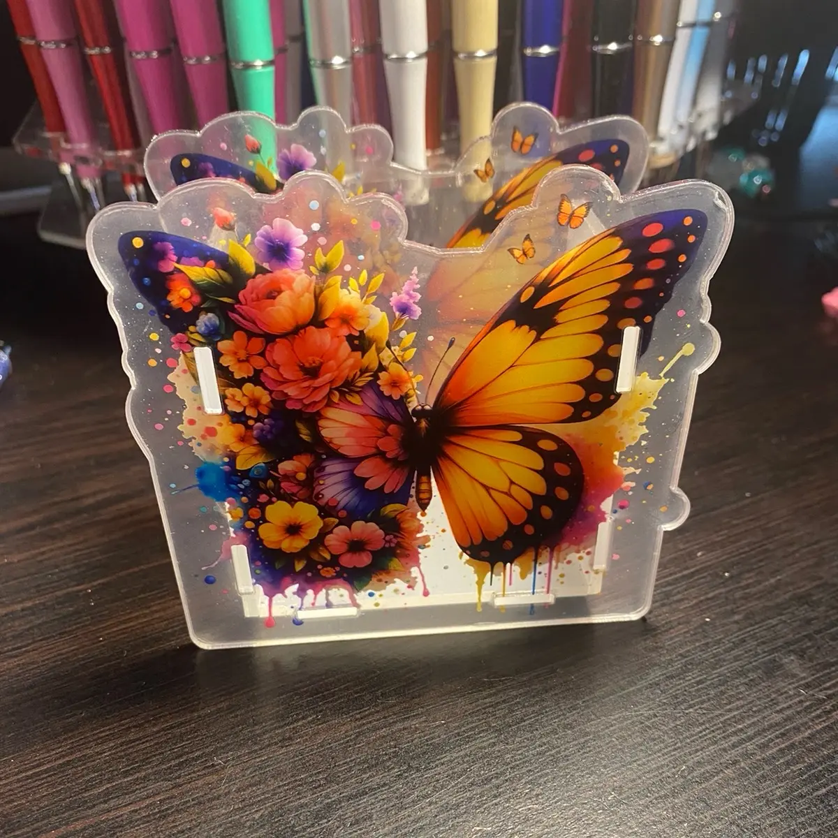 Random-Pick on Live - Acrylic Pen Holder