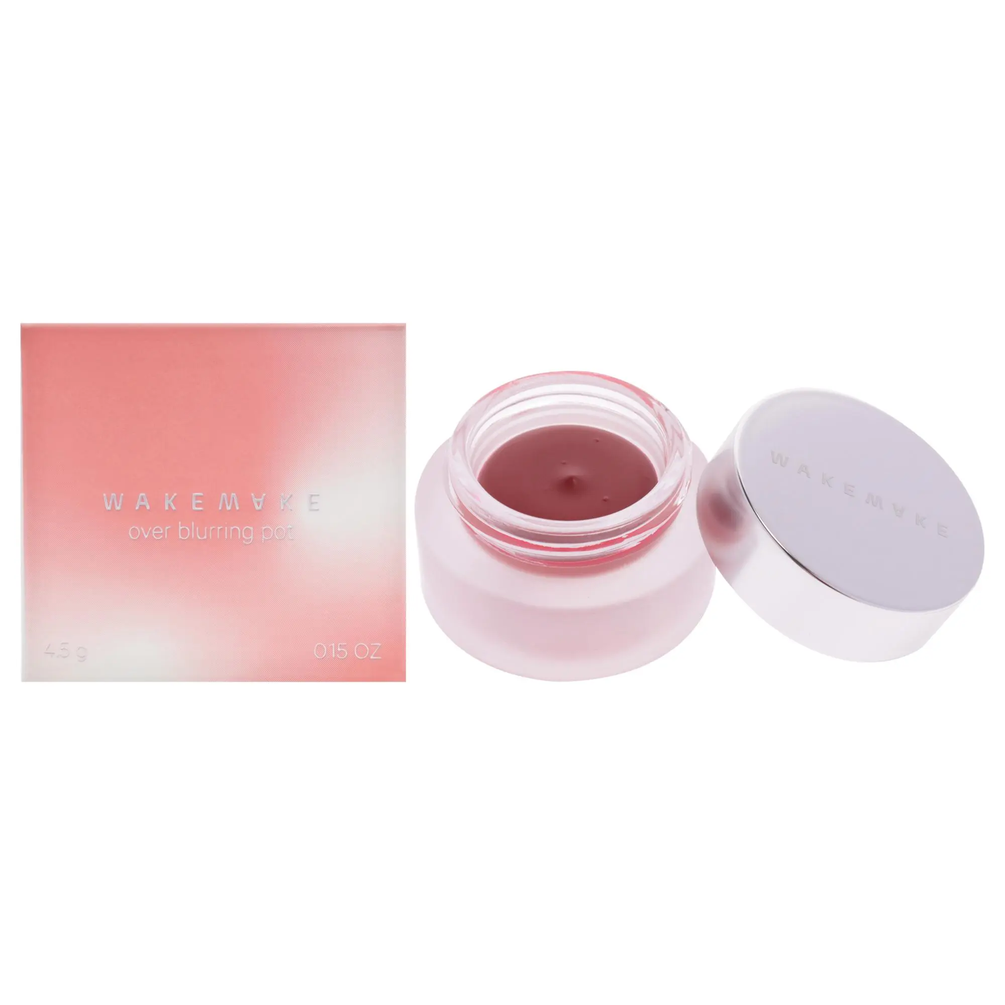 Wakemake Over Blurring Pot Blush - 05 India Rose, Women's Compact Beauty Product with Natural Finish, 0.15oz Makeup