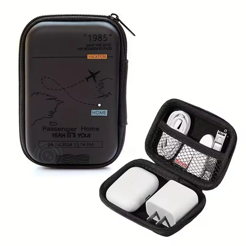 Premium Digital Nomad Travel Portfolio, Desk Organizer Accessory for Office Stationery & Computers Equipment Use