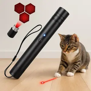 Red Pen for Cat Play Pet Interactive Toy with Adjustable Focus and Long Battery Life