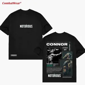 COMBATWEAR CONOR MCGREGOR TEE, The Notorious UFC, MMA Graphic Tee, UFC MMA Shirt, Gym Wear, Gift for Fighters, Sports Apparel 6JC