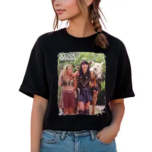 Xena Warrior Princess Vintage Shirt Retro 90s TV Show Fan Tee Nostalgia Style