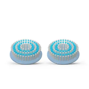 Tao Clean Sensitive Brush Heads – 2-Pack for Gentle Cleansing, Soft Bristles for Sensitive Skin, Compatible with Aura Clean Orbital Facial Brush System Case Daily