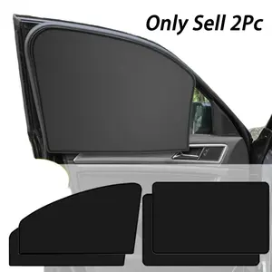 Magnetic Car Sunshade Curtain Set, Easy Install Side Window Shade, Magnetic Sunshades, Durable Material, Heat & Glare Reduction, Summer Protection