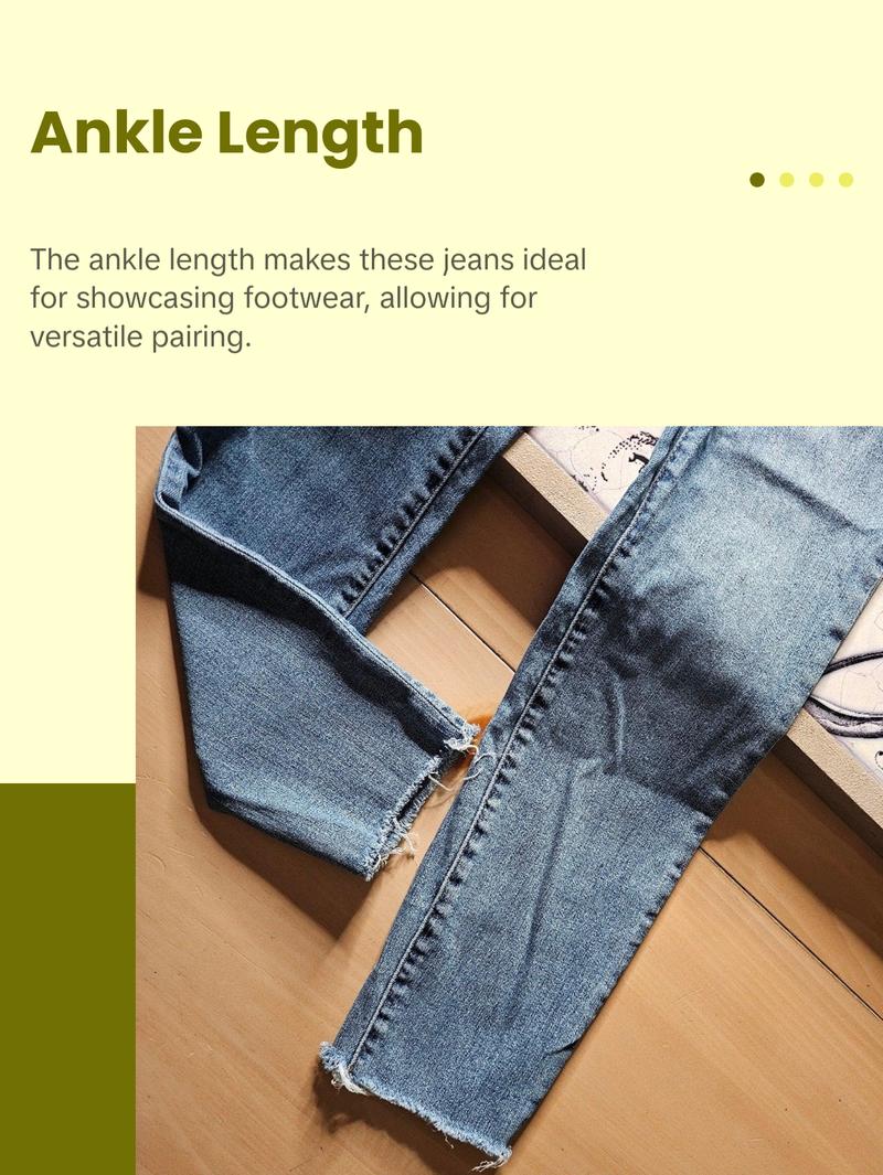 J. Crew Ankle High Waisted Stretchy Skinny Jean's