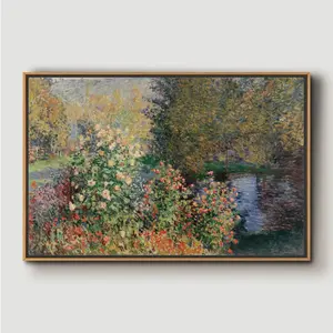 Claude Monet 'corner of the Garden' Art Print