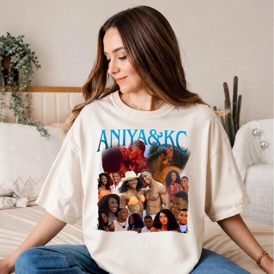 Aniya & KC Couple Shirt | Love Island USA Inspired Graphic Tee | Trending Fan Merch