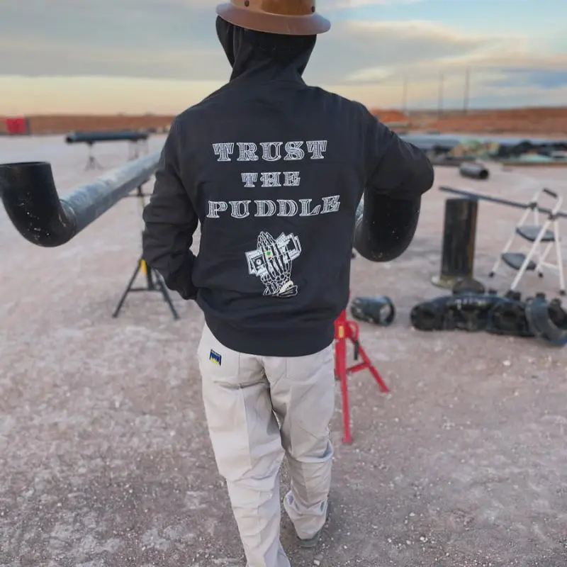 Trust The Puddle 1 Side Hoodie, Sweatshirt, T-shirt BHTER1211