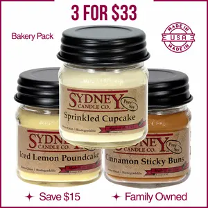 Sydney Candle Co. | 3 for $33 Soy Candle Bundle | Hand Poured Small Batch | Pick Your Pack