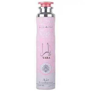 Lattafa Perfumes Yara Air Freshener, 300ml (10.1 Oz) - Amazing Scented Home Air Freshener - Floral Sweet Vanilla scent Home Fragrance Woody Aroma
