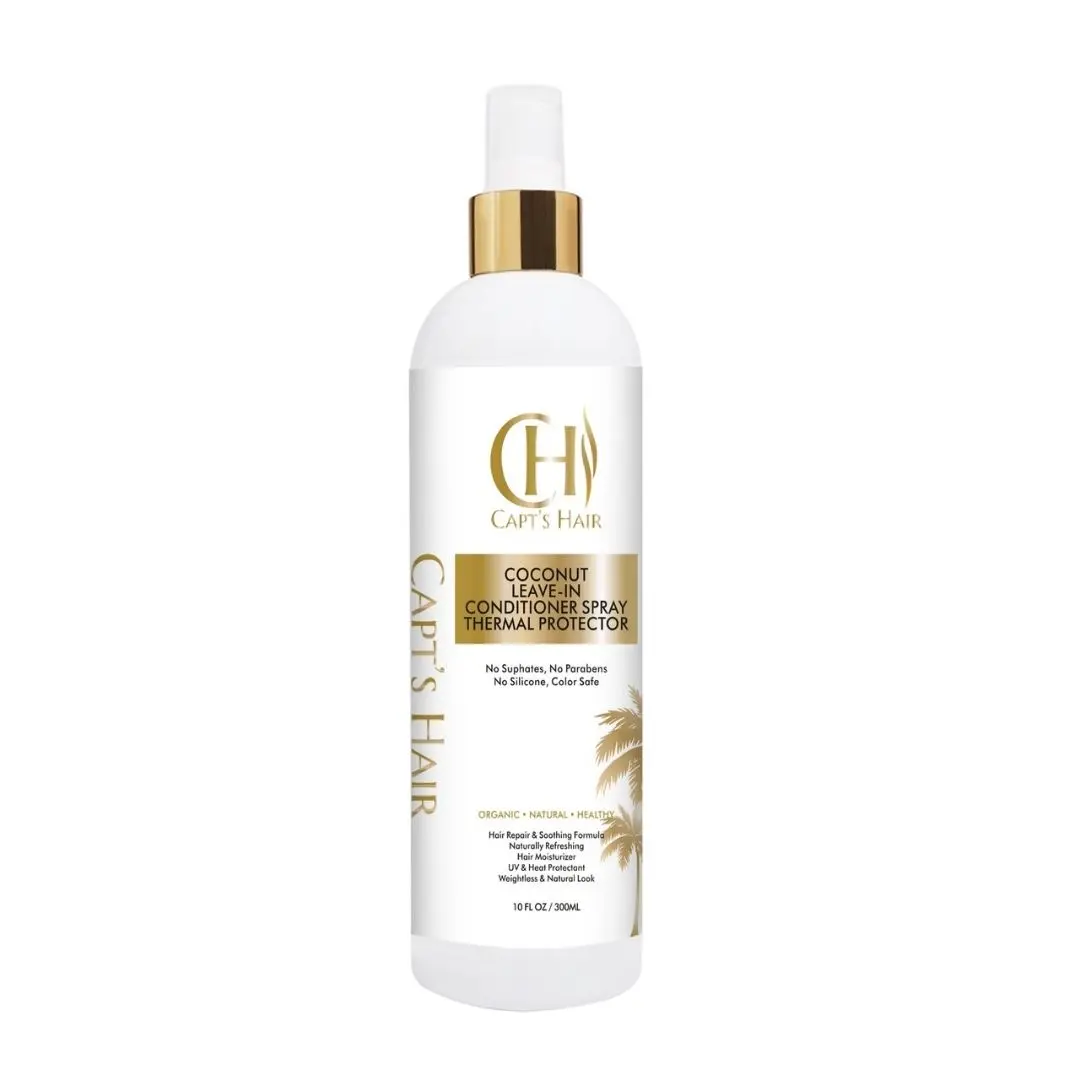 Leave-in Conditioner Spray - Heat Protector, Natural Conditioning Detangler Spray for Damaged Hair, Anti- Frizz Hydrating Hair Moisturizer for Smooth and Shiny Hair - ( 10 Fl OZ)