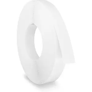 White Melamine Edge Banding 3/4 inch x 25  Iron On Adhesive Edging Cabinet Repair Laminate Shelf Table Plywood Board Mdf Formica Countertop Furniture Pre Glued Flexible Strip  Veneer Tape Trim