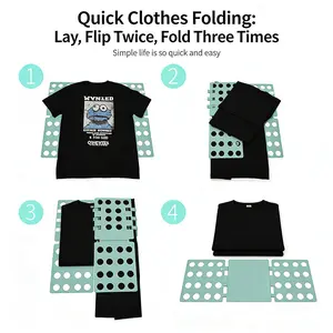 Household clothes folding board, large folding board, enlarged lazy person's clothes folding board, clothes folding storage board