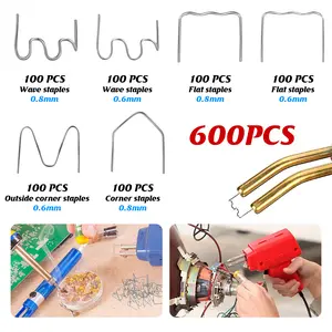600pcs Plastic Welding Staples Kit for Car Bumper, Dashboard, Lamp Holder Repair & Everyday Use - For DIY Enthusiasts & Car Repair Professionals Automotive Maintenance Tools