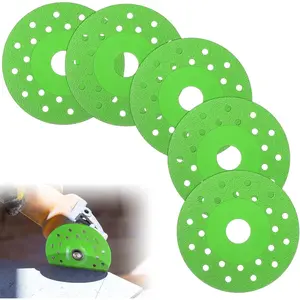 5 Pcs Rock Slab Grinding Disc, 4 Inch Cutting Disc for Angle, 1mm Thin Grinding Cutting Blade, Tile, Marble Trimming, Saw Blade Wheel for Tile Jade