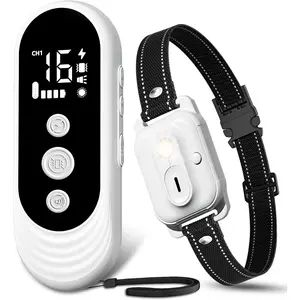 Dog Shock Collar, 3300ft Dog Training Collar with Remote, Ipx7 Waterproof Rechargeable, Beep, Vibration, Safety Shock, 8-120 Lbs