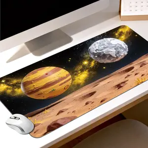 LIVEKEY Large Gaming Mouse Pad 80x40cm  Non Slip Rubber Base & Stitched Edges Desk Mat with Luxury Steak Tray Design for Work  Gaming  Writing  Drawing  Durable Office Computer Mousepad for Home & Gaming Setup
