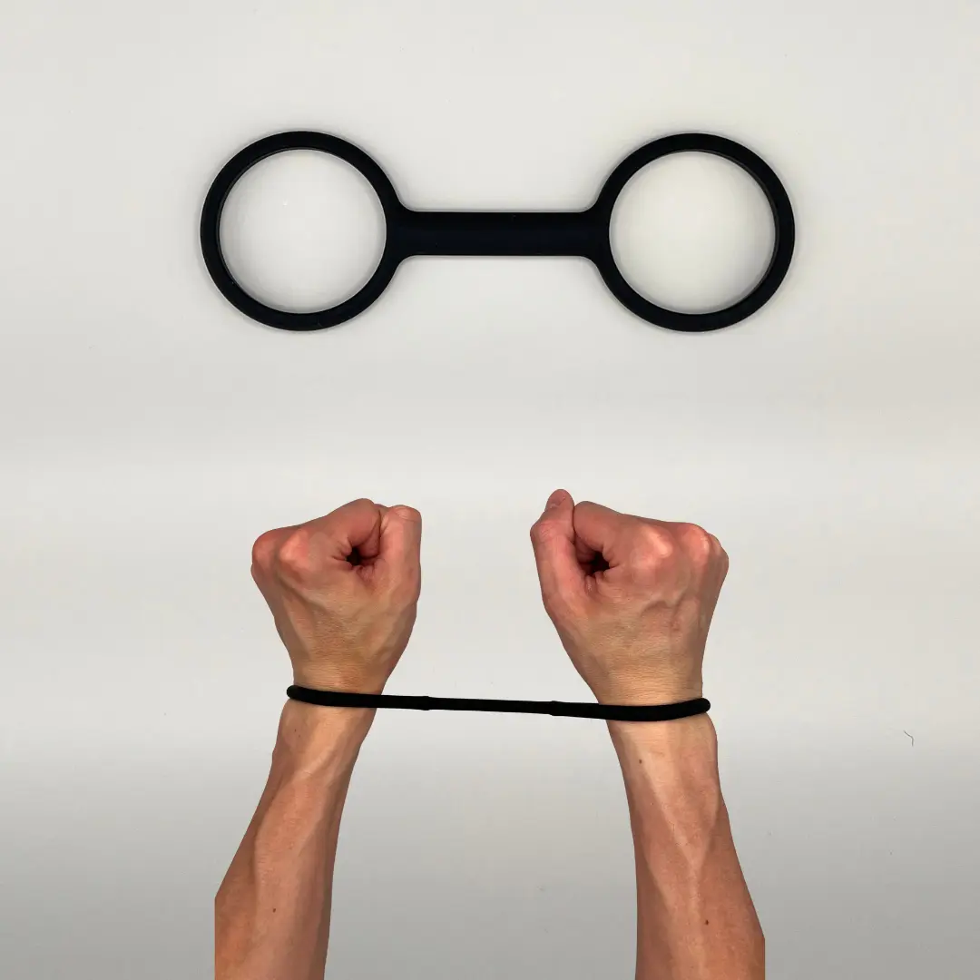 Esposas - Slip On Rubber Handcuffs, The Perfect Toy for Pranks and Games Durable Silicone