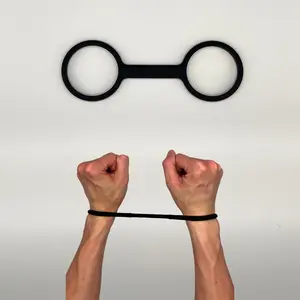 Esposas - Slip On Rubber Handcuffs, The Perfect Toy for Pranks and Games Durable Silicone