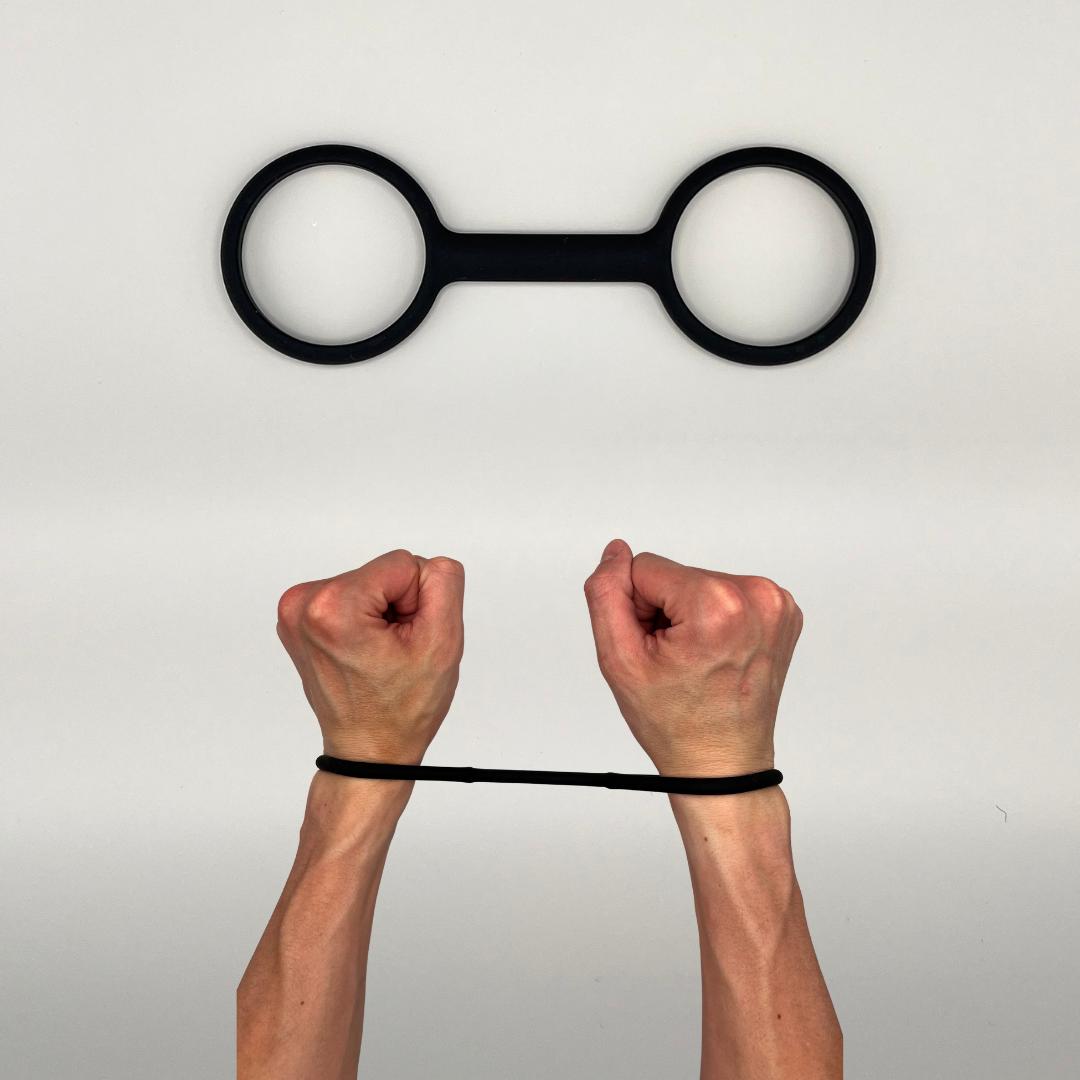 Esposas - Slip On Rubber Handcuffs, The Perfect Toy for Pranks and Games Durable Silicone
