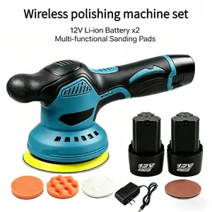 Wireless multifunctional car polishing machine, portable design, adjustable speed polishing and scratch removal functions, suitable for car beauty enthusiasts and car owners, ideal for car paint maintenance, furniture polishing, and vehicle cleaning