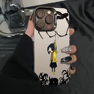 C0ra1ine Gothic Phone Case - Spooky Movie Aesthetic Protective Cover For iPhone 17 Pro Max 16 15 14 13 12 PRO PLUS MAX Phone Case Shockproof Cove  #YGCYKWSJ52