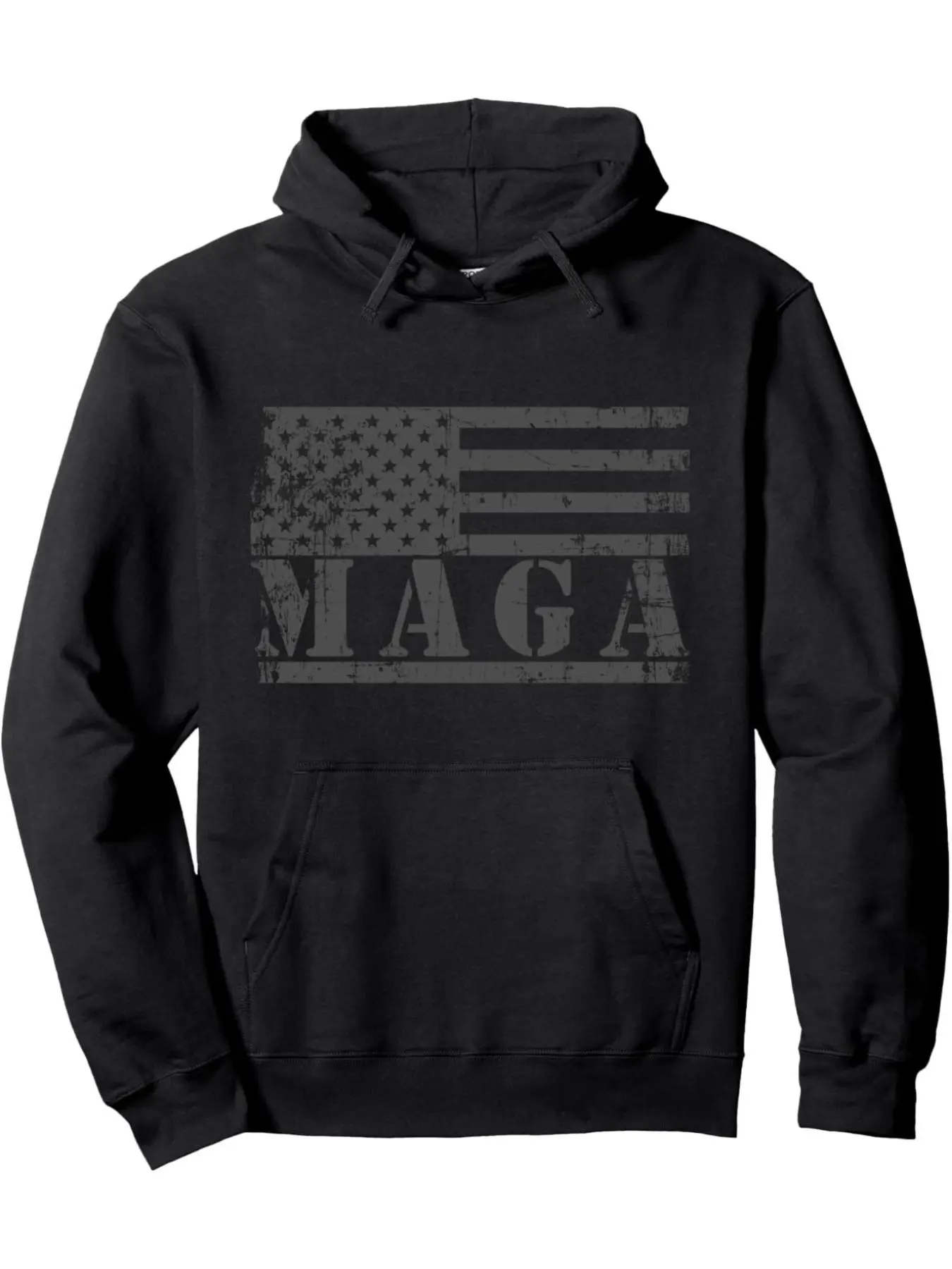 MAGA 2024 Take America Back" Trump Hoodie - Casual Long Sleeve Pullover with Kan