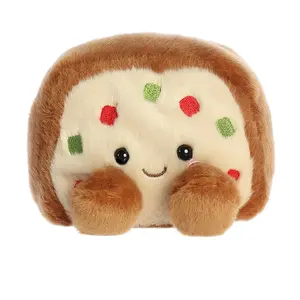 Palm Pals Festive Fran Fruit Cake 5 inch Brown Mini Soft Plush Collectable Stuffed Animal