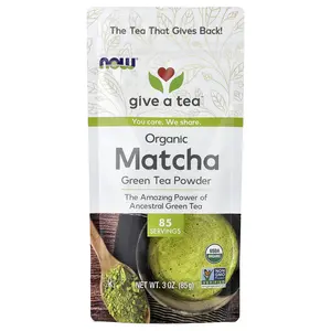 NOW Foods Organic Matcha Green Tea Powder, 3 oz (85 g)