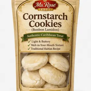Haitian cornstach cookies