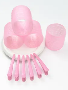 10pcs Curling Set, Large, Medium Curler with Clip, Hair Rollers, Self Gripping Curler, Suitable for Long/medium/short Hair, Bangs, Diy Curling, Campus Hairstyling Tools, Couple Gift, Family Essential Curling Tools