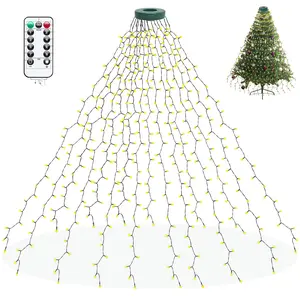LED String Light, 6.5FT Multi Mode LED String Light with 8 Light Modes & Memory Function, String Light with Timing Function & Remote Control for Christmas Decorations