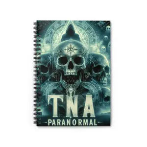 Paranormal Spiral Notebook - Ruled Line, Journal, Ghost Hunting Diary, Supernatural Planner, Psychic Sketchbook