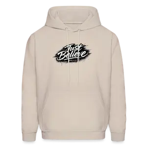 Men's Classic Cotton Fleece Hoodie - Casual Tops with Ribbed Hem, Soft Cotton Fabric for Daily Wear