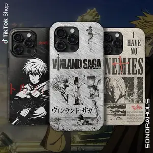 Vinland Saga "Redemption" Phone Case, Thorfinn Vinland Saga Phone Cover, I Have No Enemies Anime Manga Suitable for iPhone 17-11 Pro Max/Plus and  Samsung Galaxy S23-25