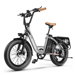 1500W Peak Electric Bike for Adults, 30MPH Speed, 70 Miles Range, 48V 20Ah Removable Battery, 20" x4.0 Fat Tire Step-Thru Ebike, 7-Speed Commuter Electric Mountain Bike